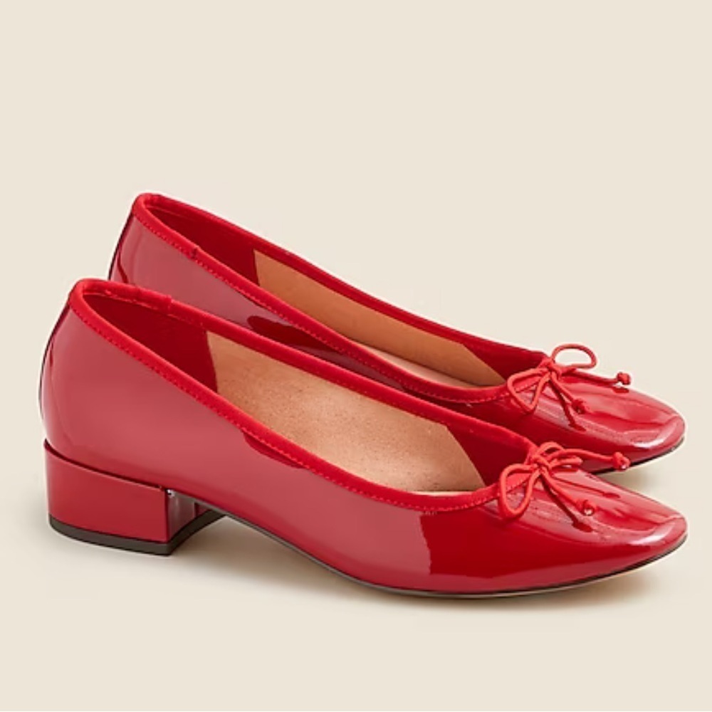 J. Crew Teagan ballet pumps in patent leather